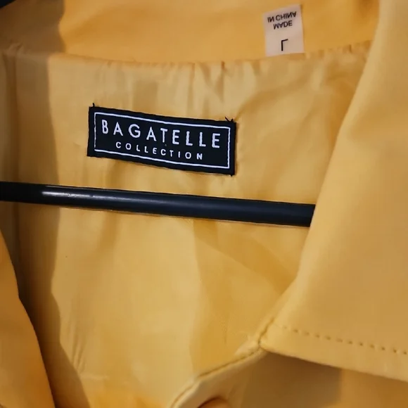 Yellow Pleather Jacket - Picture 2 of 6
